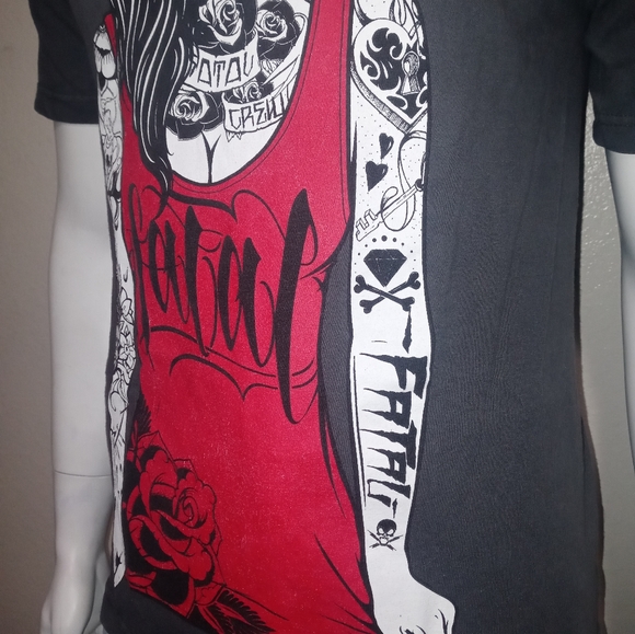 Fatal Clothing T-shirt Sz M - Picture 4 of 6
